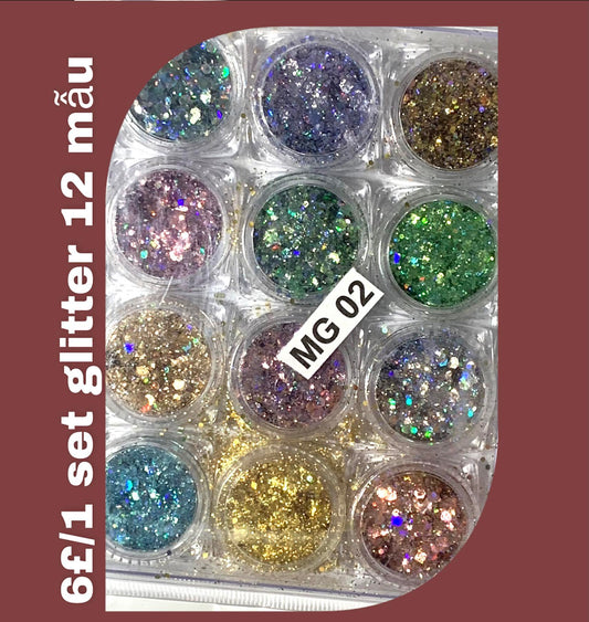 Set Glitter MG 02 (12pcs)