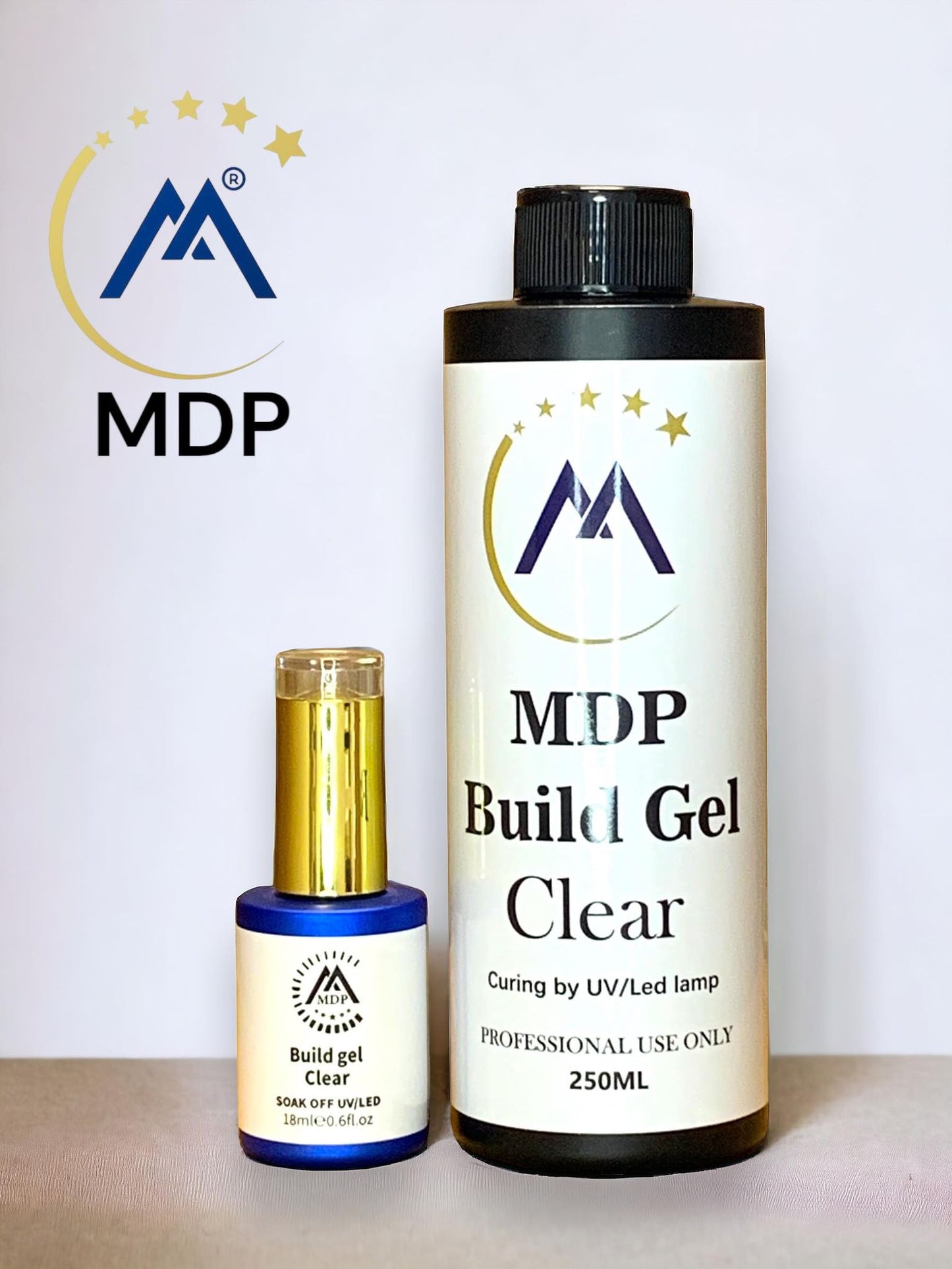 MDP build gel clear