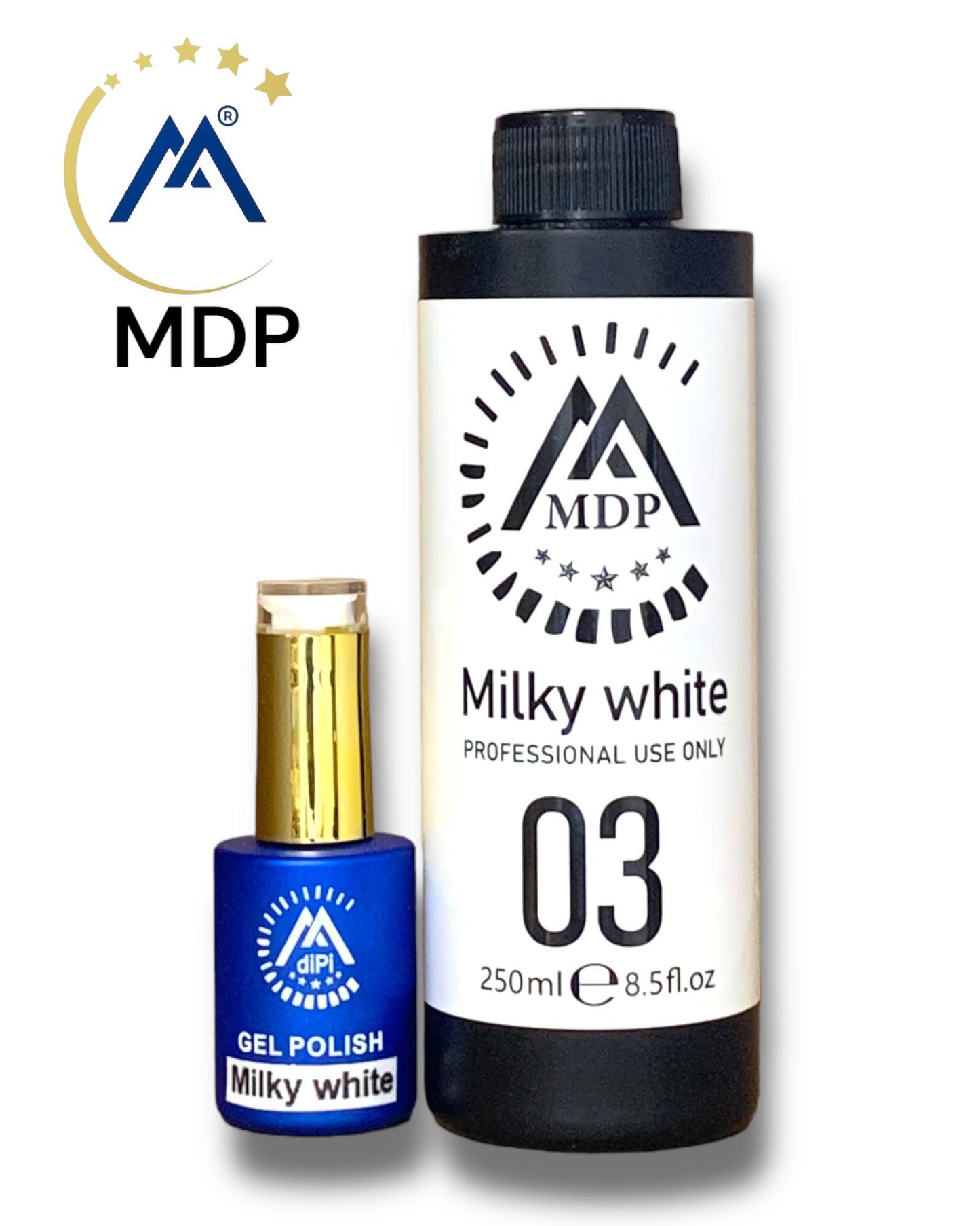 MDP gel polish milky white